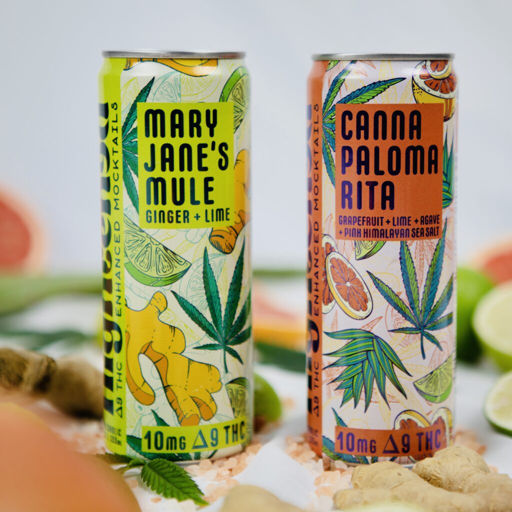 Mary Janes Mule and Canna Palomarita Cans