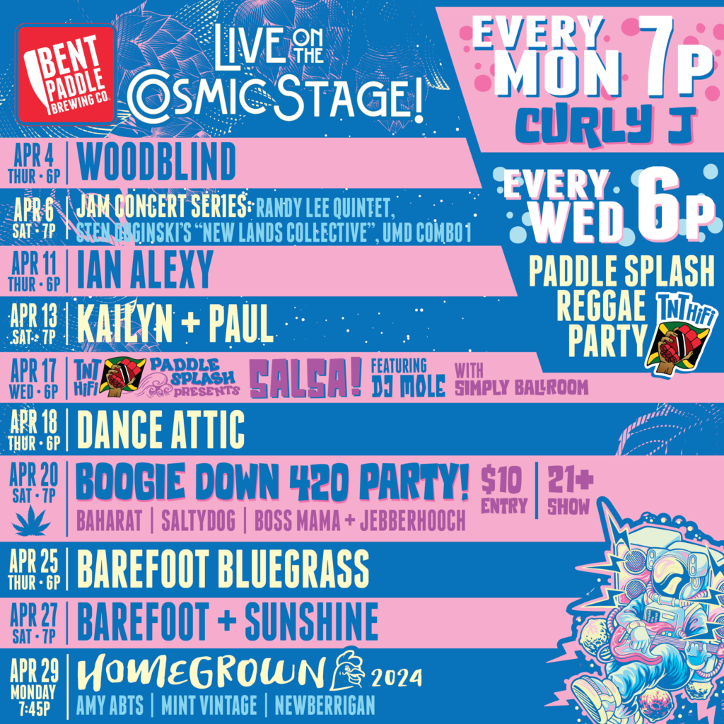 Live on the Cosmic Stage - April