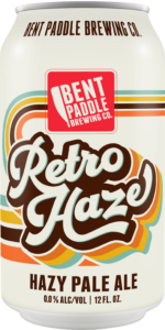 Retro Haze Hazy IPA Bent Paddle can