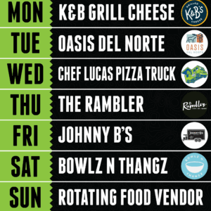 Bent Paddle Summer Food Truck Lineup