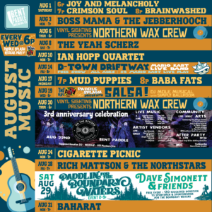 Aug Music at Bent Paddle