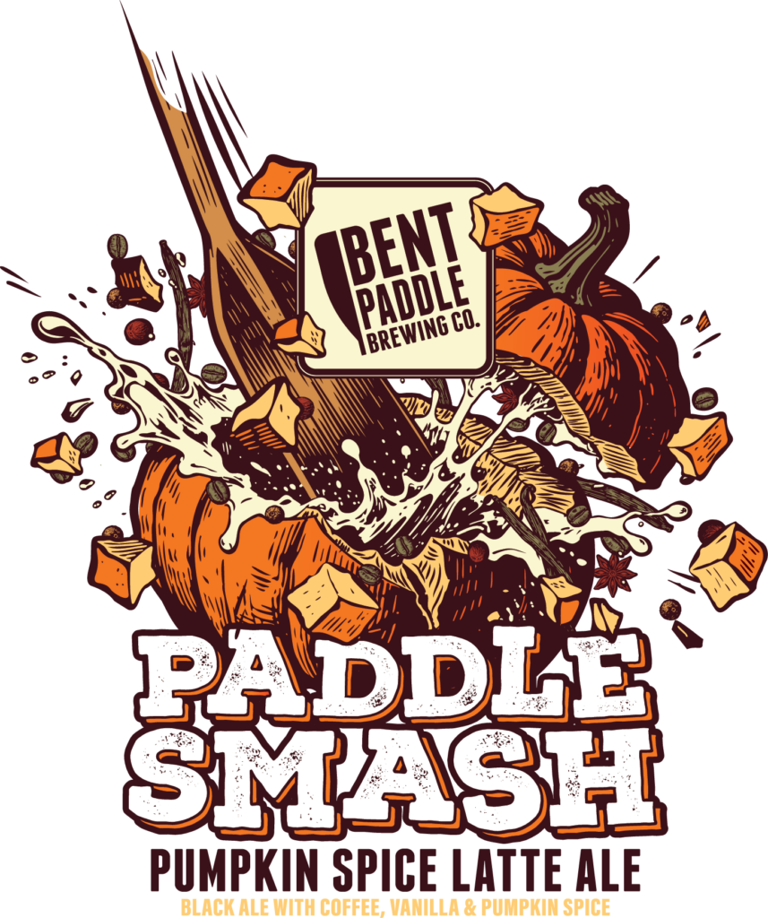 Paddle Smash Pumpkin Spice Latte Ale Logo